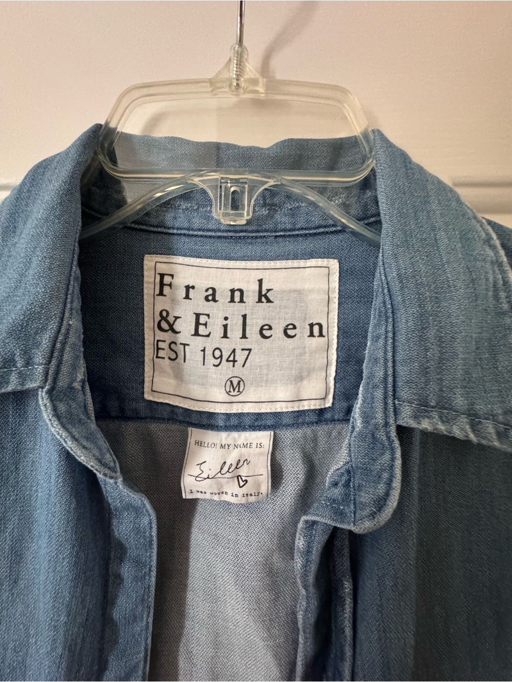 Frank & Eileen Light Blue Denim Button-Down Shirt